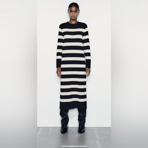 NWT Zara Long Knit Dress - L